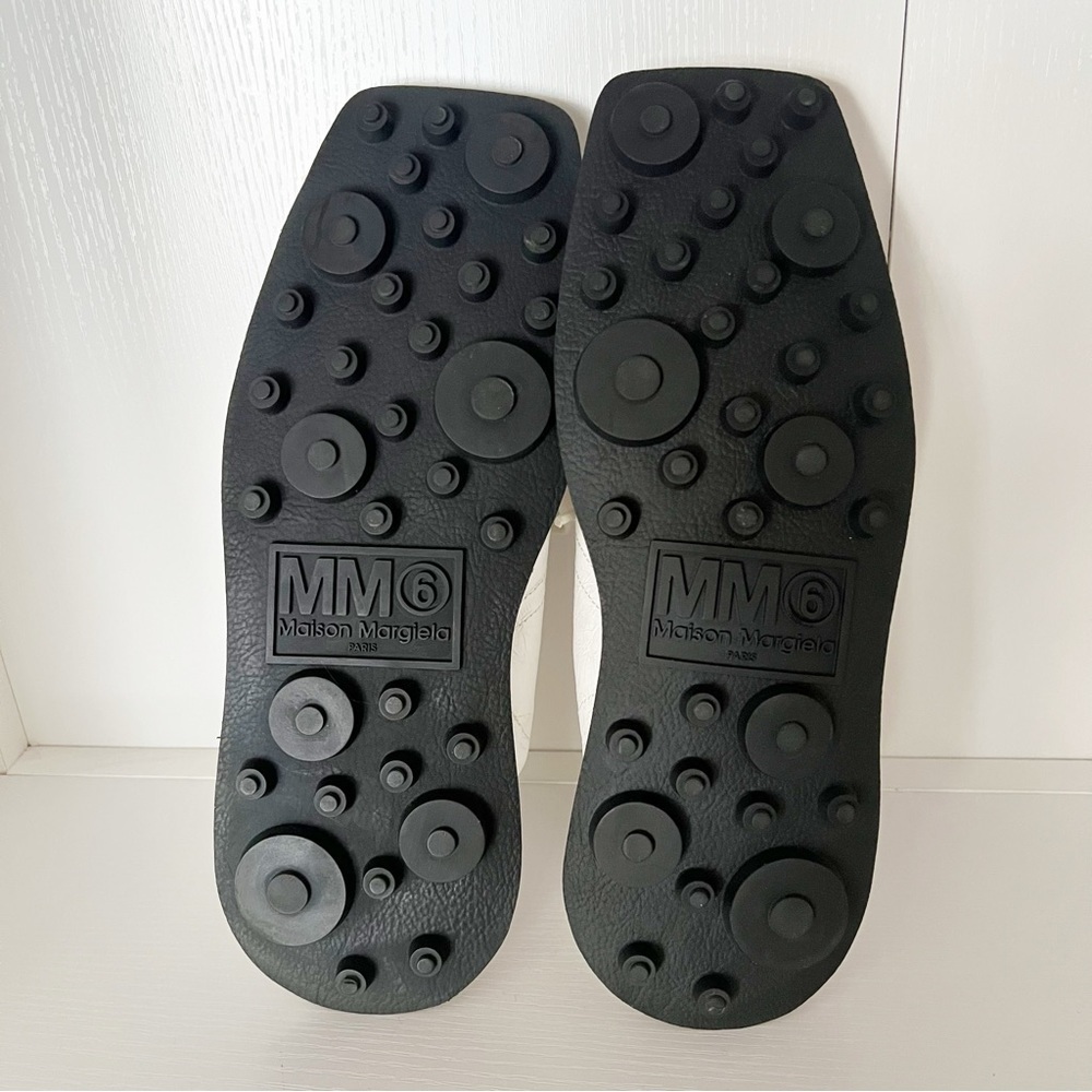 MM6 Maison Margiela White 6 Racer Sneakers - Picture 9 of 11